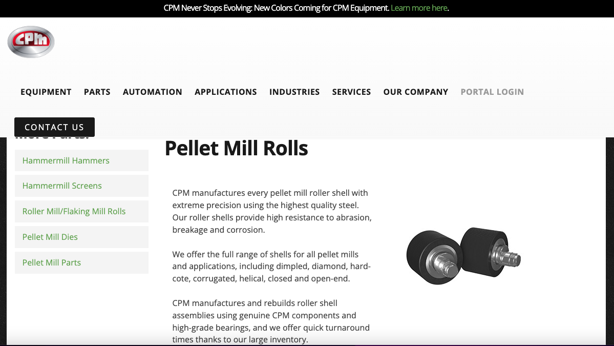 pellet mill roller shell